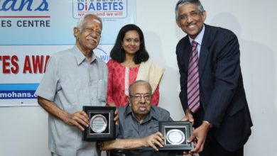 Photo of Dr. Mohan’s Institute Recognizes Elderly(90y), Healthy Diabetic Individuals