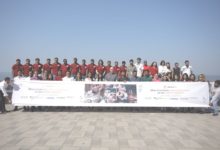 Photo of Lung Cancer Awareness Human Chain at Mumbai