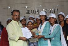 Photo of Health Minister Mangal Pandey receives Charter of demands from youth leaders