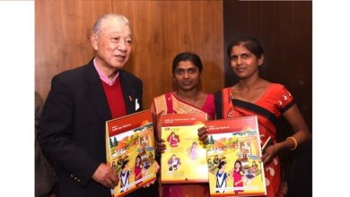 Photo of Sasakawa Leprosy Initiative, MoH&FW and WHO India launch flipchart for ASHAs