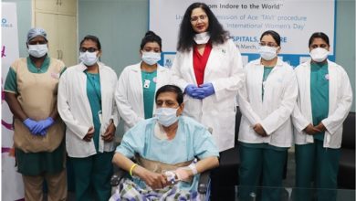Photo of Indore-based lady doctor performs TAVI on 67-year-old
