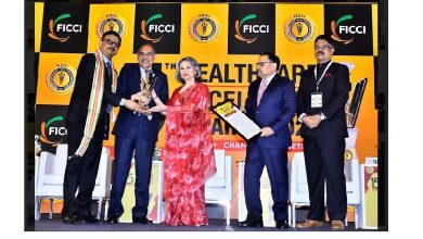 Photo of Dr Vikram Shah receives ‘Healthcare Personality of the Year 2023’ award by FICCI 