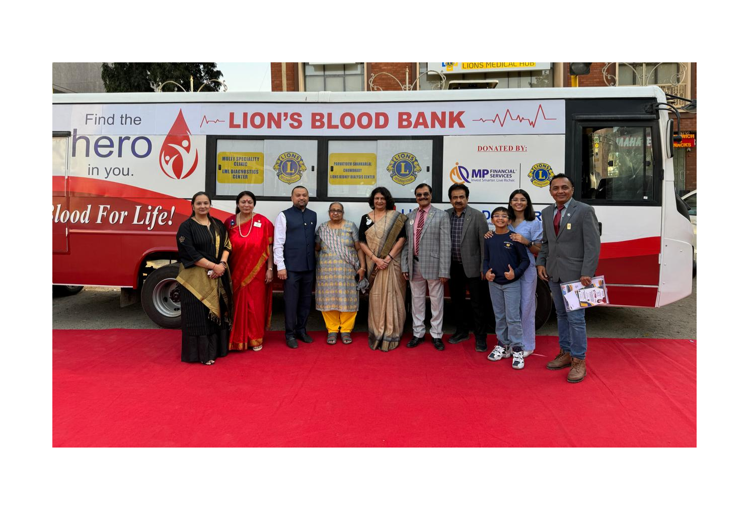 Photo of MP Financial Services donates medical van to Lions Blood Bank